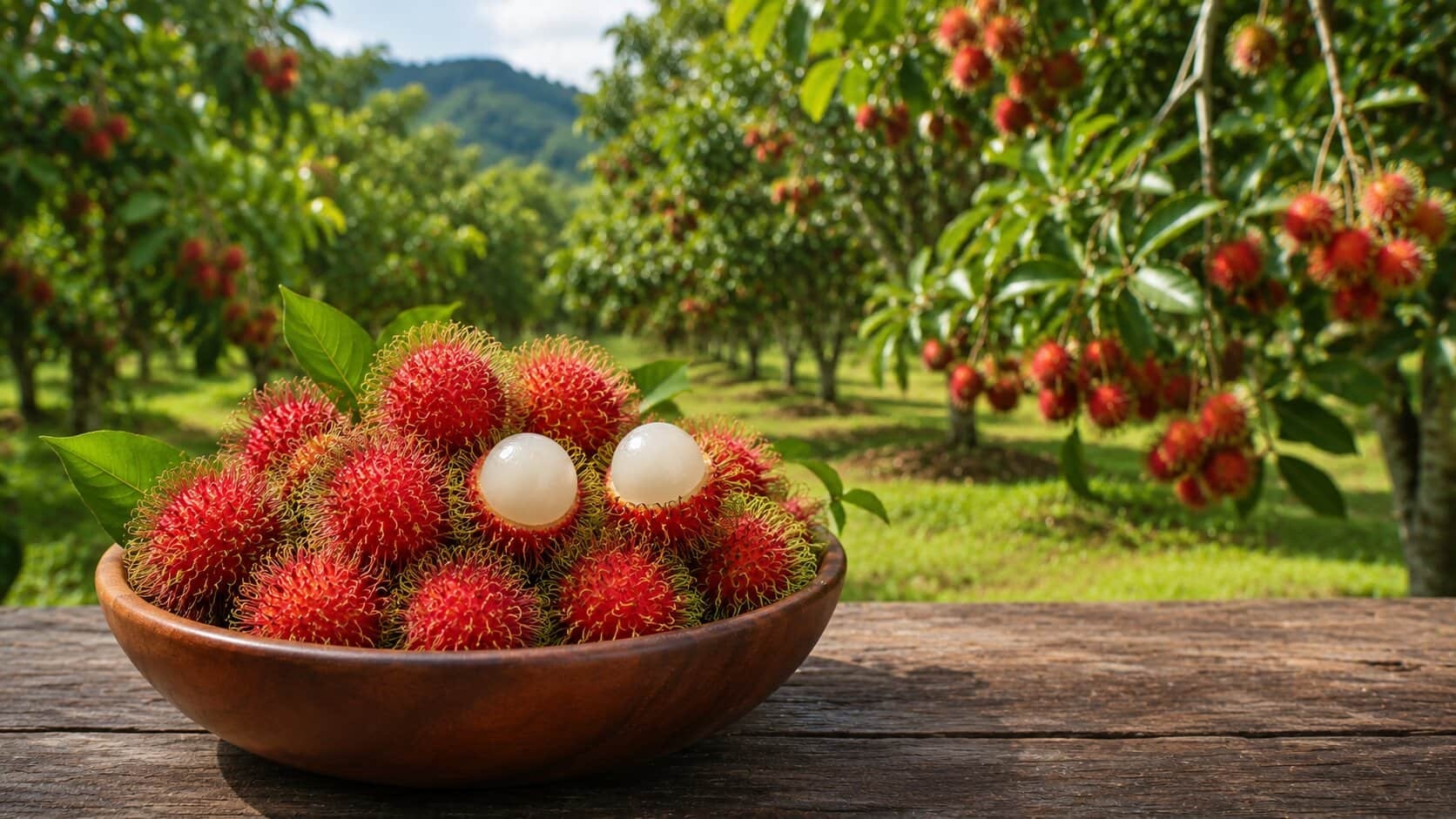 Rambutan season is here!
